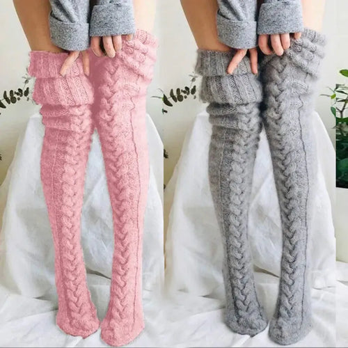 Charlotte's Warm Thoughts Extra-Long Thigh-High Socks product photo 2