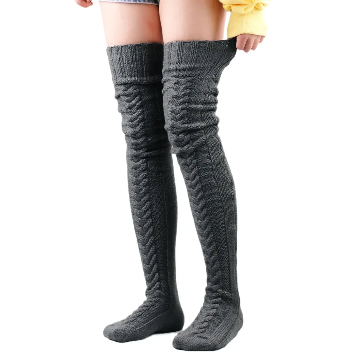 Charlotte's Warm Thoughts Extra-Long Thigh-High Socks product photo 10