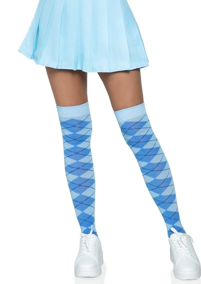 Skye's Mile High Argyle Socks