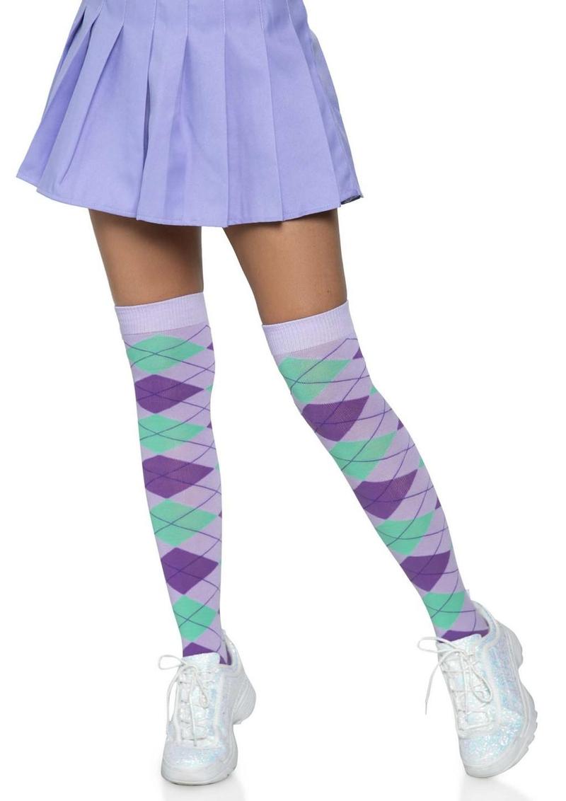 Skye's Mile High Argyle Socks